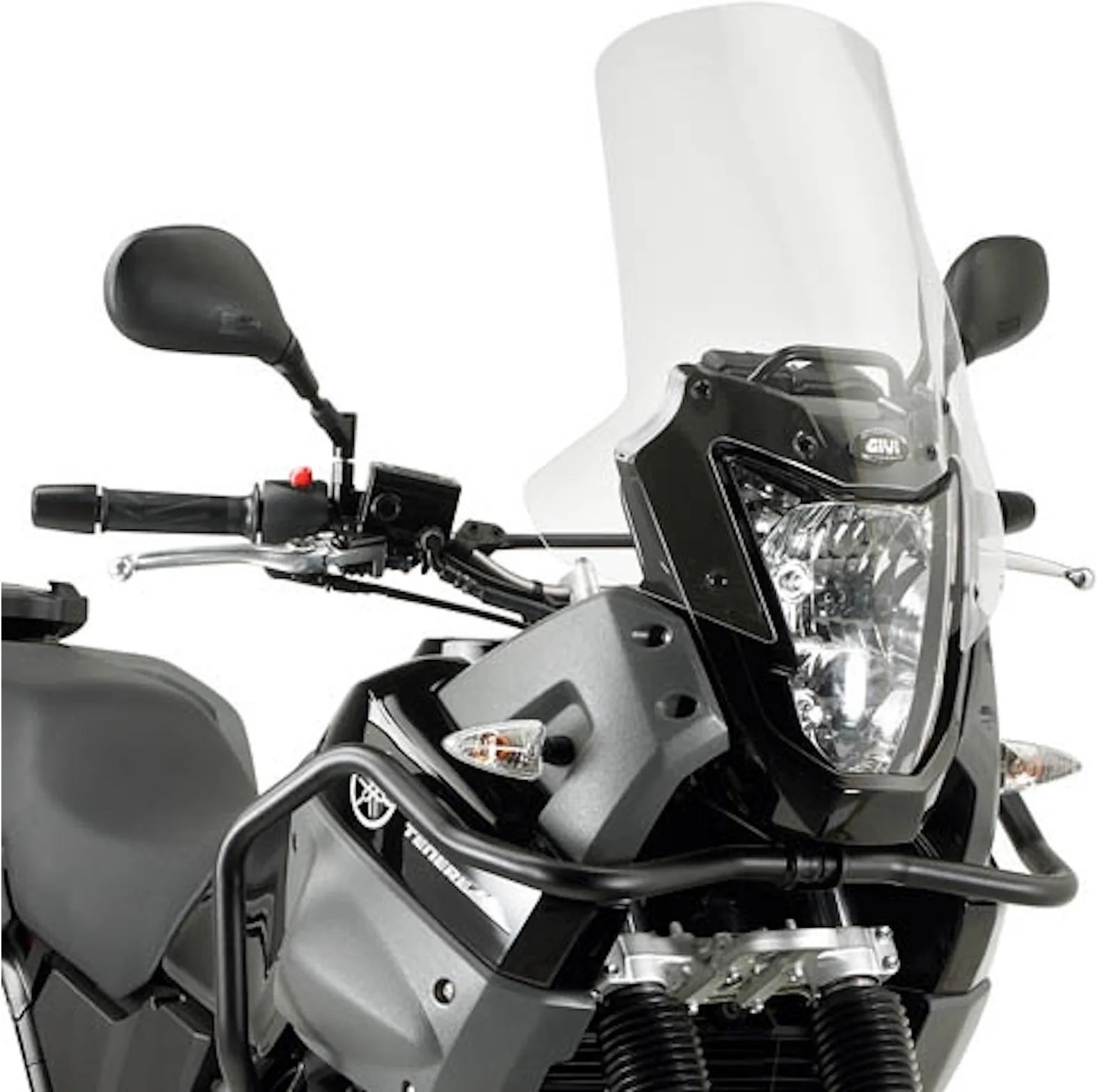 Transparent Wind-Screen - Givi Compatible With Yamaha Xt 660 Z Ténéré (2008-2016)