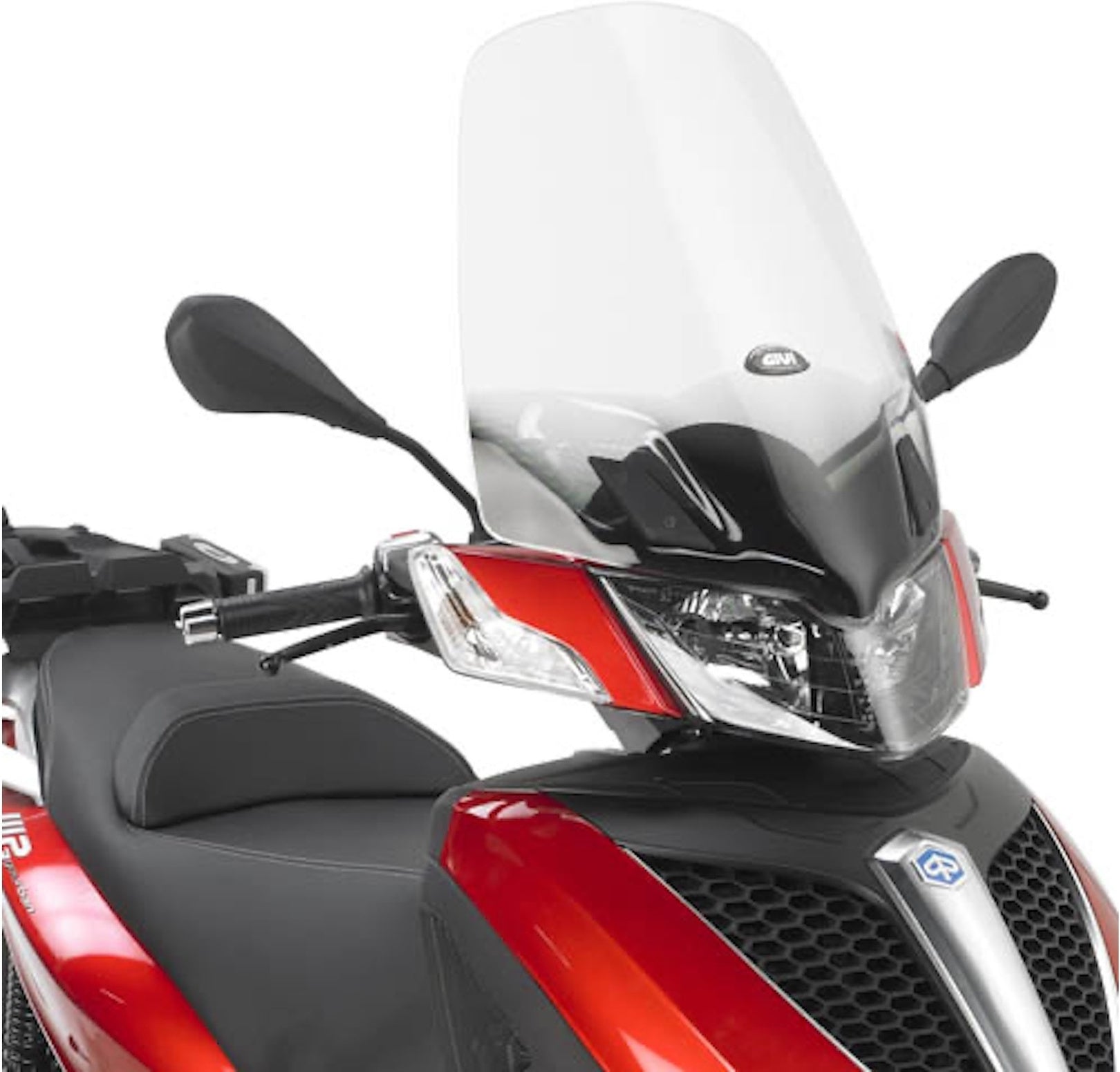 Transparent Wind-Screen - Givi Compatible With Piaggio Mp3 125 - 300 Yourban (2011-2018)
