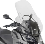 Transparent Wind-Screen - Givi Compatible With Piaggio Mp3 400 Sport Hpe (2022-2024)