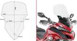 Transparent Wind-Screen - Givi Compatible With Ducati Multistrada 950 (2017-2018)