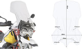 Transparent Wind-Screen - Givi Compatible With Moto Guzzi V85 Tt (2019-2023)