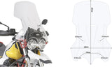 Transparent Wind-Screen - Givi Compatible With Moto Guzzi V85 Tt (2019-2023)