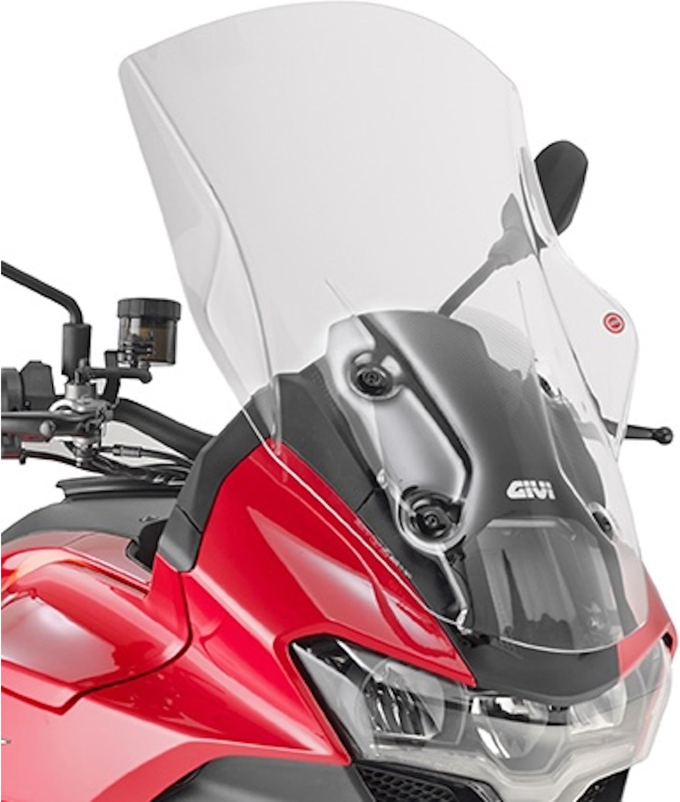 Transparent Wind-Screen - Givi Compatible With Moto Guzzi V 100 Mandello 1000 (2022-2024)