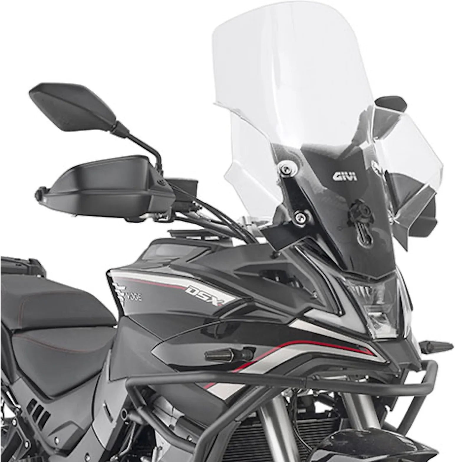 Transparent Wind-Screen - Givi Compatible With Voge Valico 500 Ds (2020-2024)