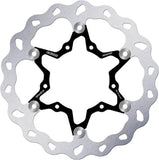 Front Floating Oversized Wave Brake Disc - Galfer Compatible With Hm Crm F 490 X (2007)