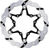Front Floating Oversized Grooved Wave Brake Disc - Galfer Compatible With Hm Cre 450 R (2009)