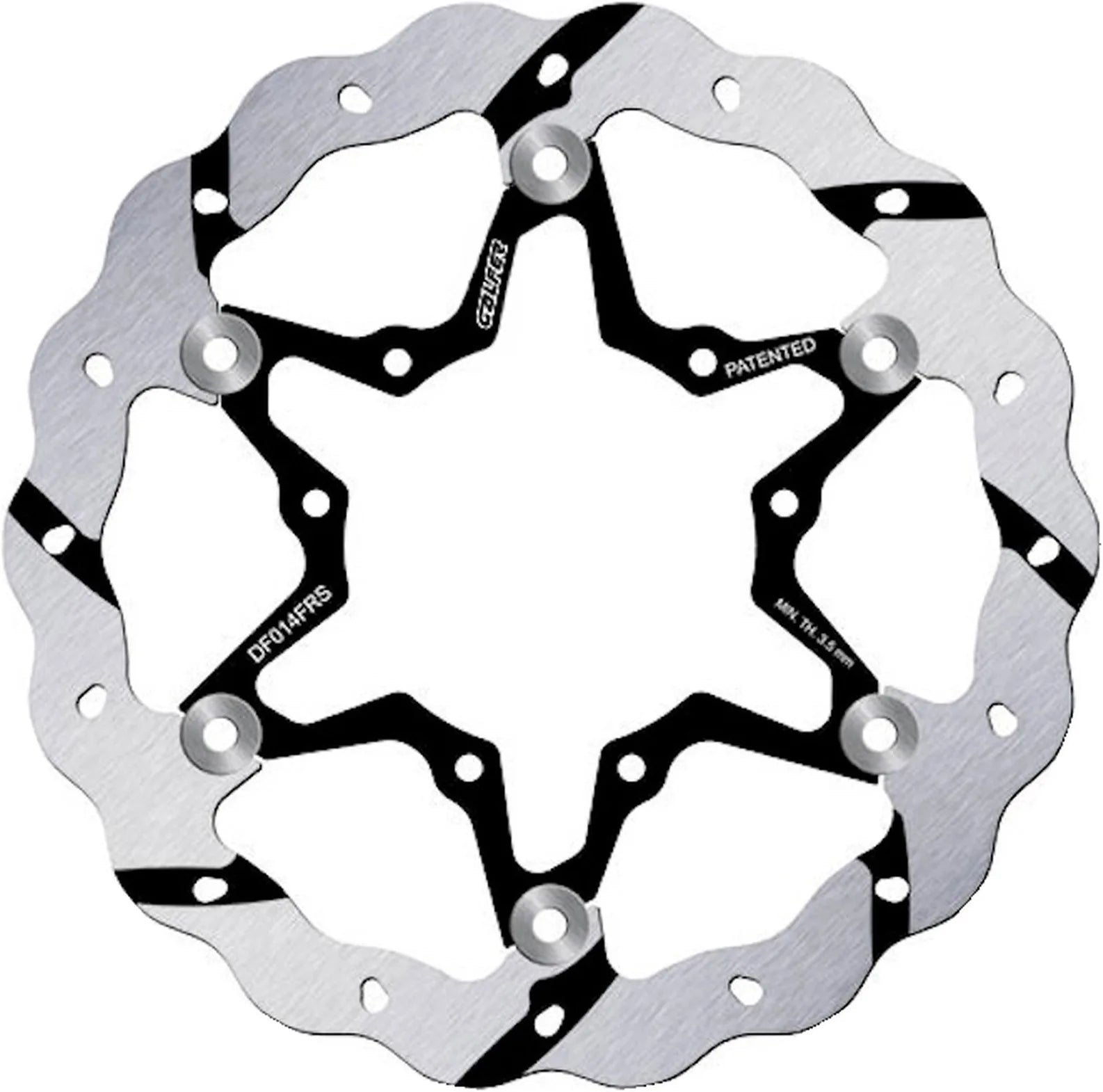 Rear Floating Oversized Grooved Wave Brake Disc - Galfer Compatible With Sur Ron Ultra Bee Off Road (2024)