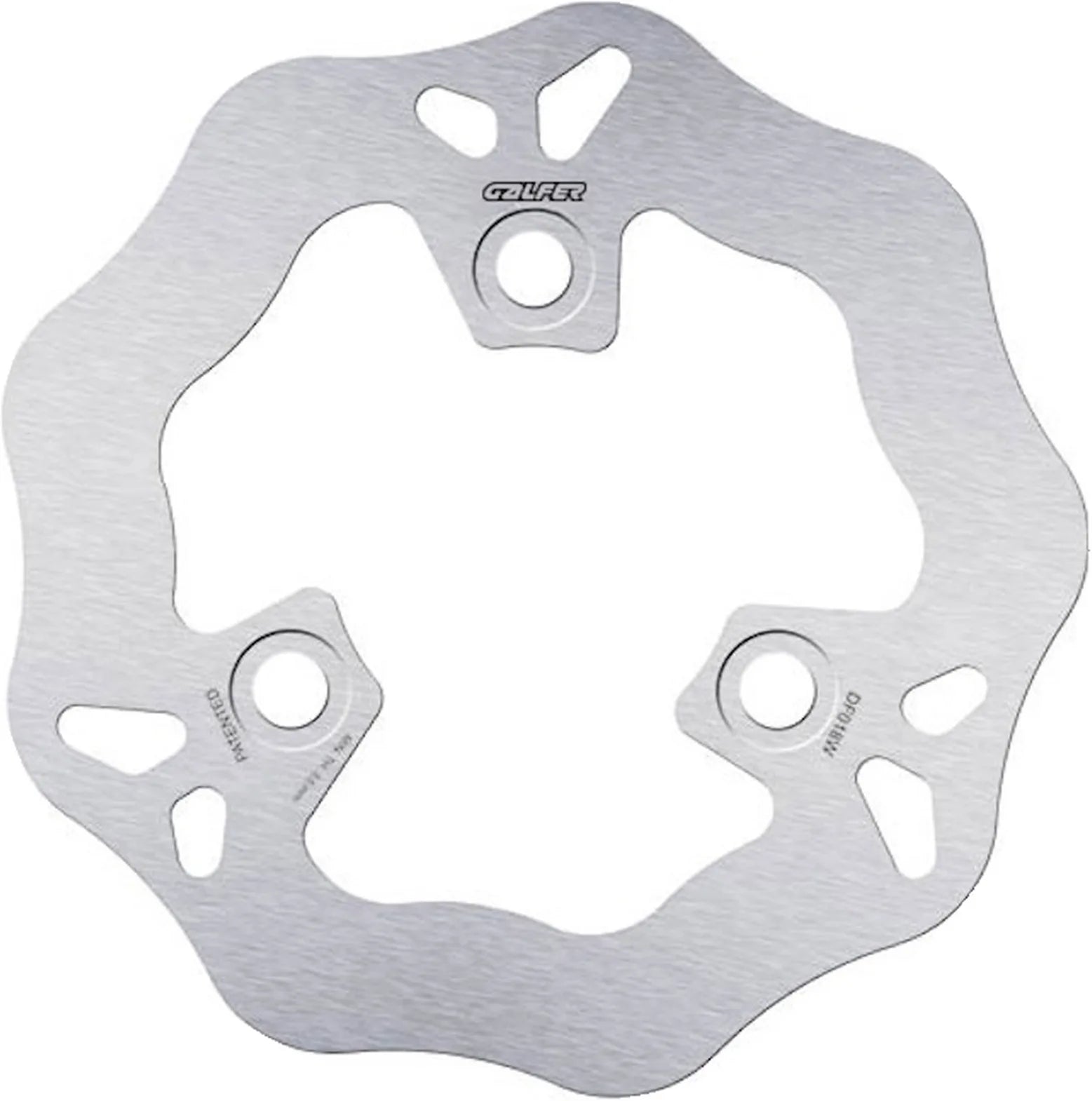 Front Fixed Wave Brake Disc - Galfer Compatible With Cagiva City 50 (1993)