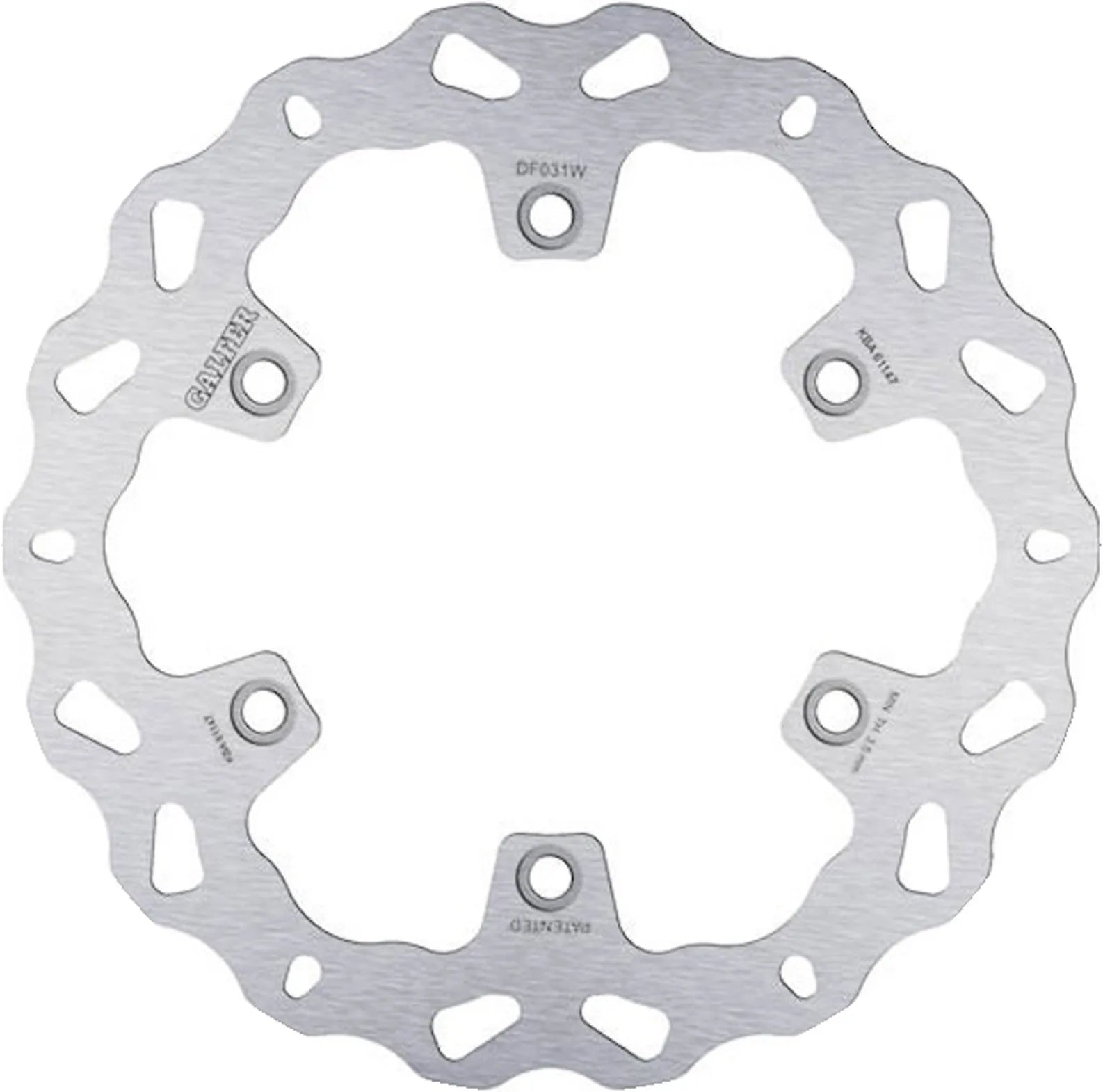 Front Fixed Wave Brake Disc - Galfer Compatible With Daelim Daystar Vl 125 Z F1 Plus (2014)
