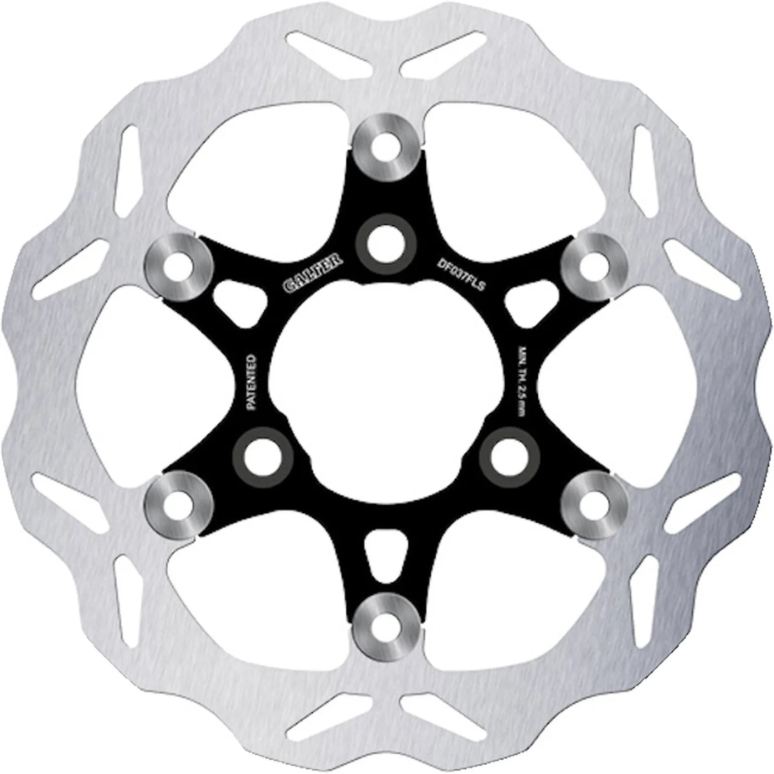 Front Floating Oversized Wave Brake Disc - Galfer Compatible With Siamoto Top Racing 100 (1999)