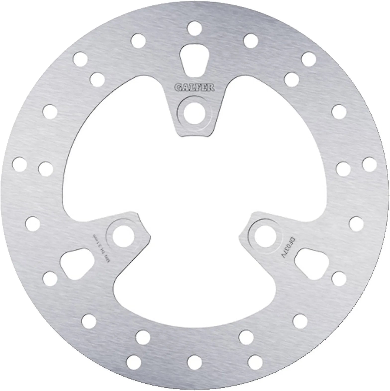 Front Fixed Round Brake Disc - Galfer Compatible With Pgo T-Rex 110 (1999)