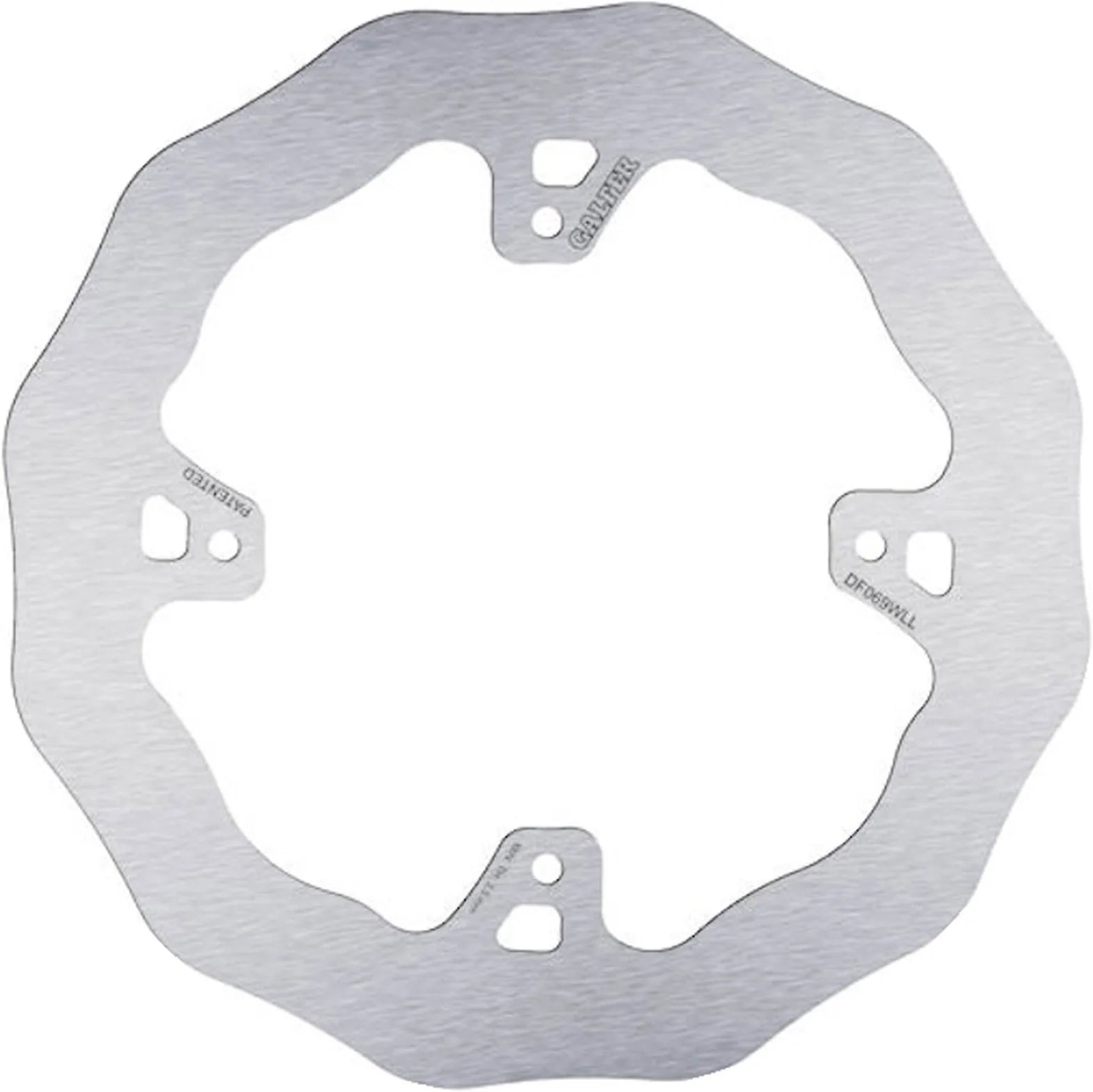 Rear Fixed Wave Brake Disc - Galfer Compatible With Hm Cre 250 X (2009)