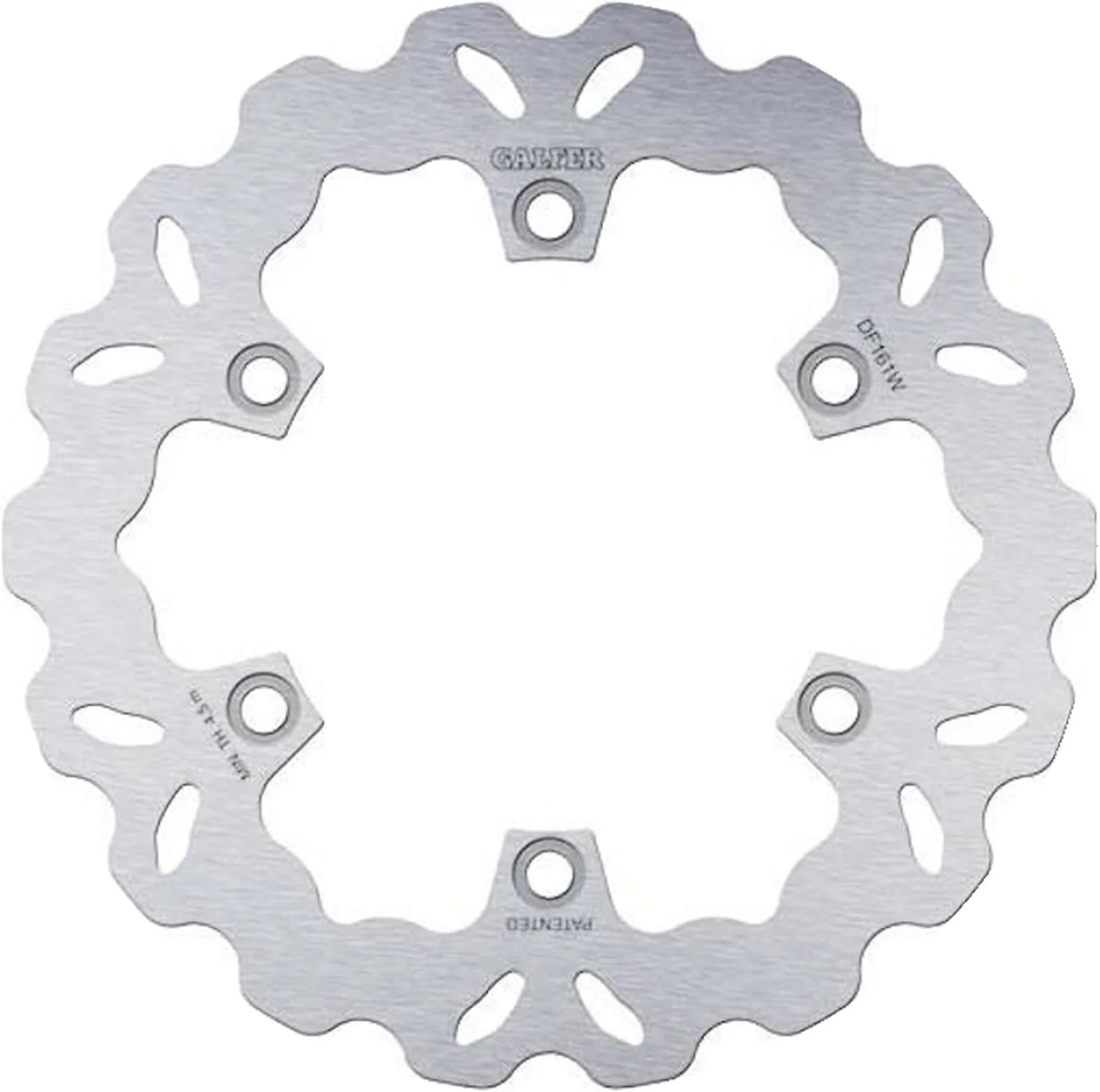 Rear Fixed Wave Brake Disc - Galfer Compatible With Kawasaki Zxr 600 Ninja (1990)