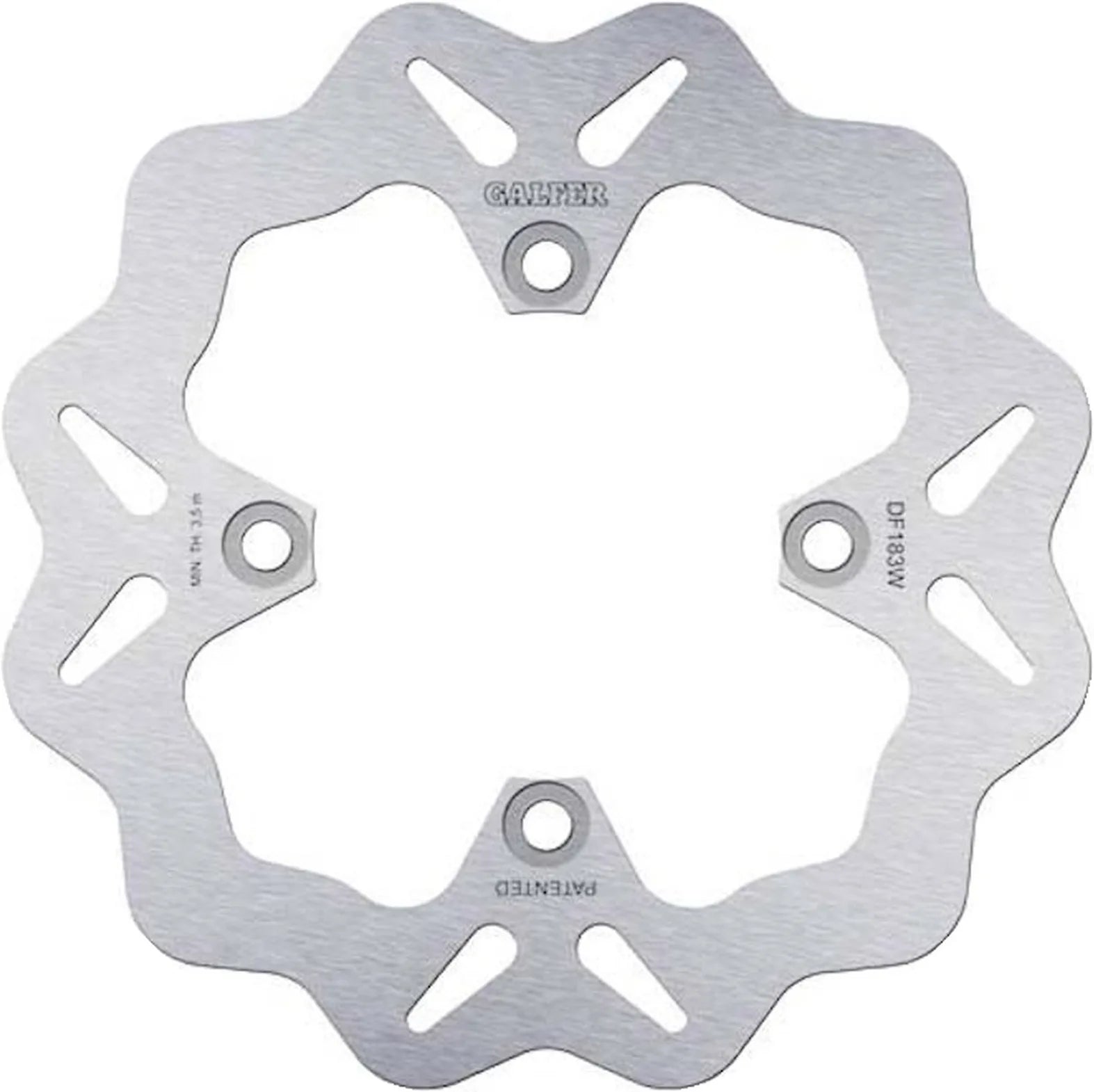 Rear Fixed Wave Brake Disc - Galfer Compatible With Kawasaki Zxr 400 (1995-1998)