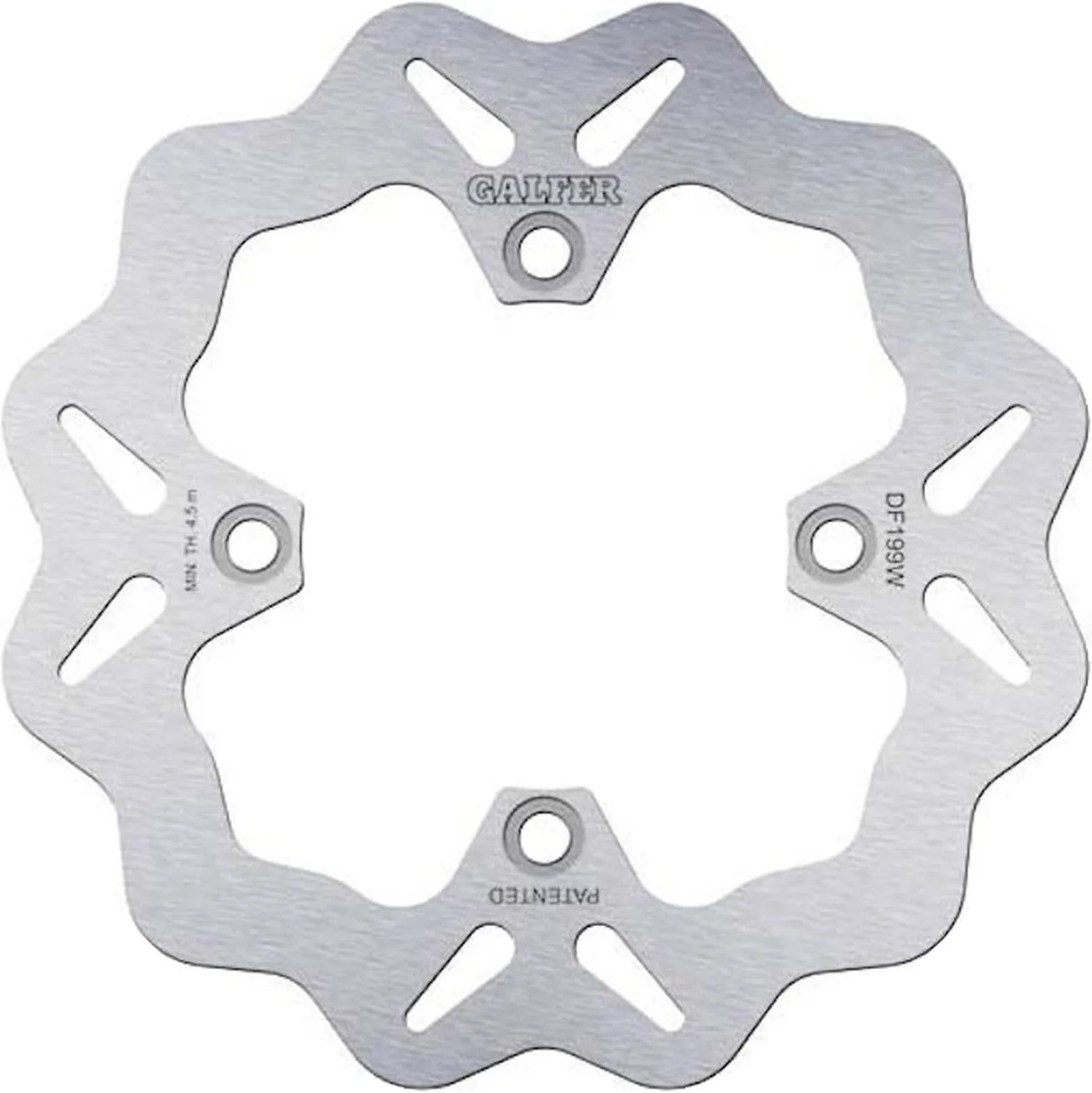 Rear Fixed Wave Brake Disc - Galfer Compatible With Kawasaki Zx 12R