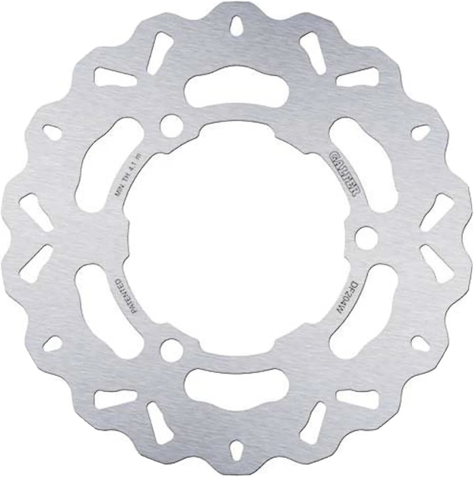 Rear Fixed Wave Brake Disc - Galfer Compatible With Kawasaki Z 250 (2013)