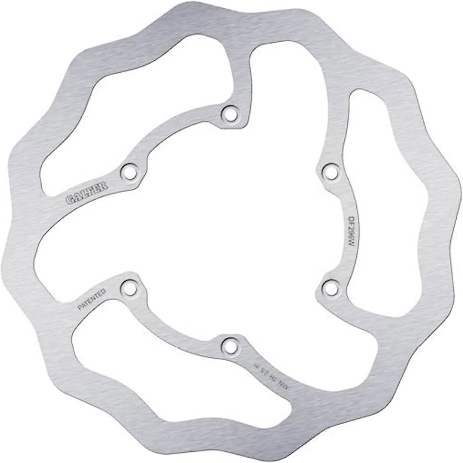 Front Fixed Wave Brake Disc - Galfer Compatible With Fantic Motor Xx 250 Black (2024)