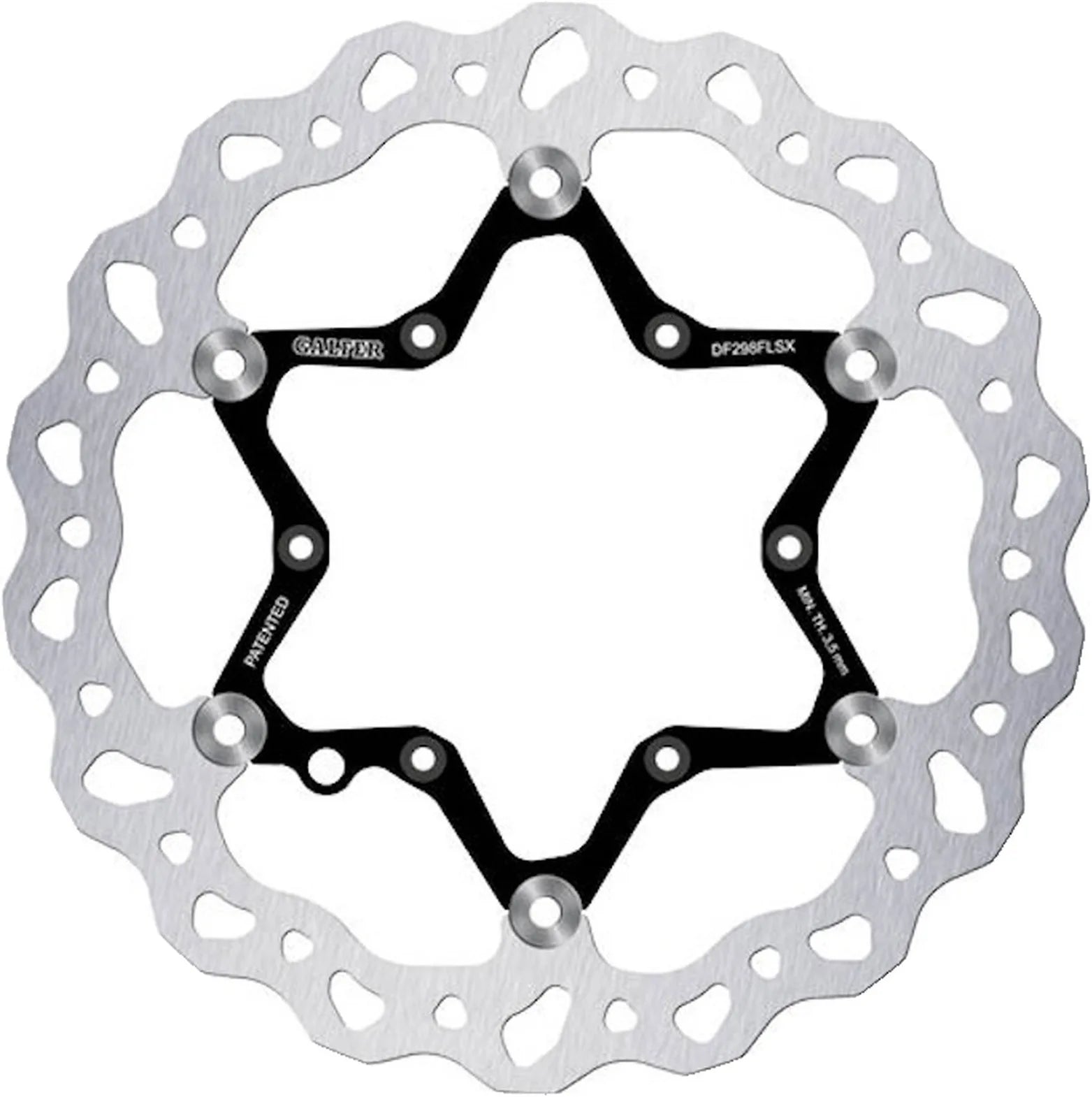 Front Floating Oversized Wave Brake Disc - Galfer Compatible With Fantic Motor Xe 250 2T (2020)