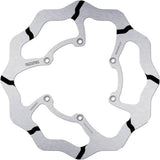 Front Fixed Oversized Grooved Wave Brake Disc - Galfer Compatible With Yamaha Wr 450 F (2016-2019)