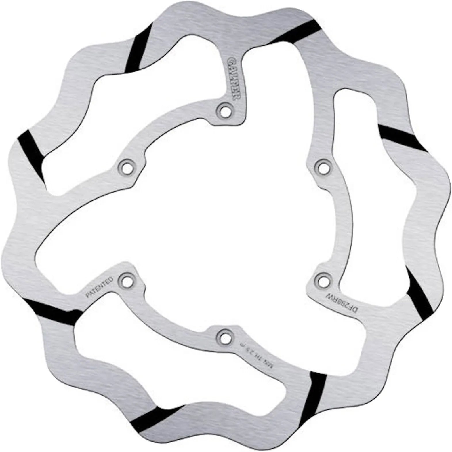 Front Fixed Grooved Wave Brake Disc - Galfer Compatible With Fantic Motor Xe 250 2T (2020)