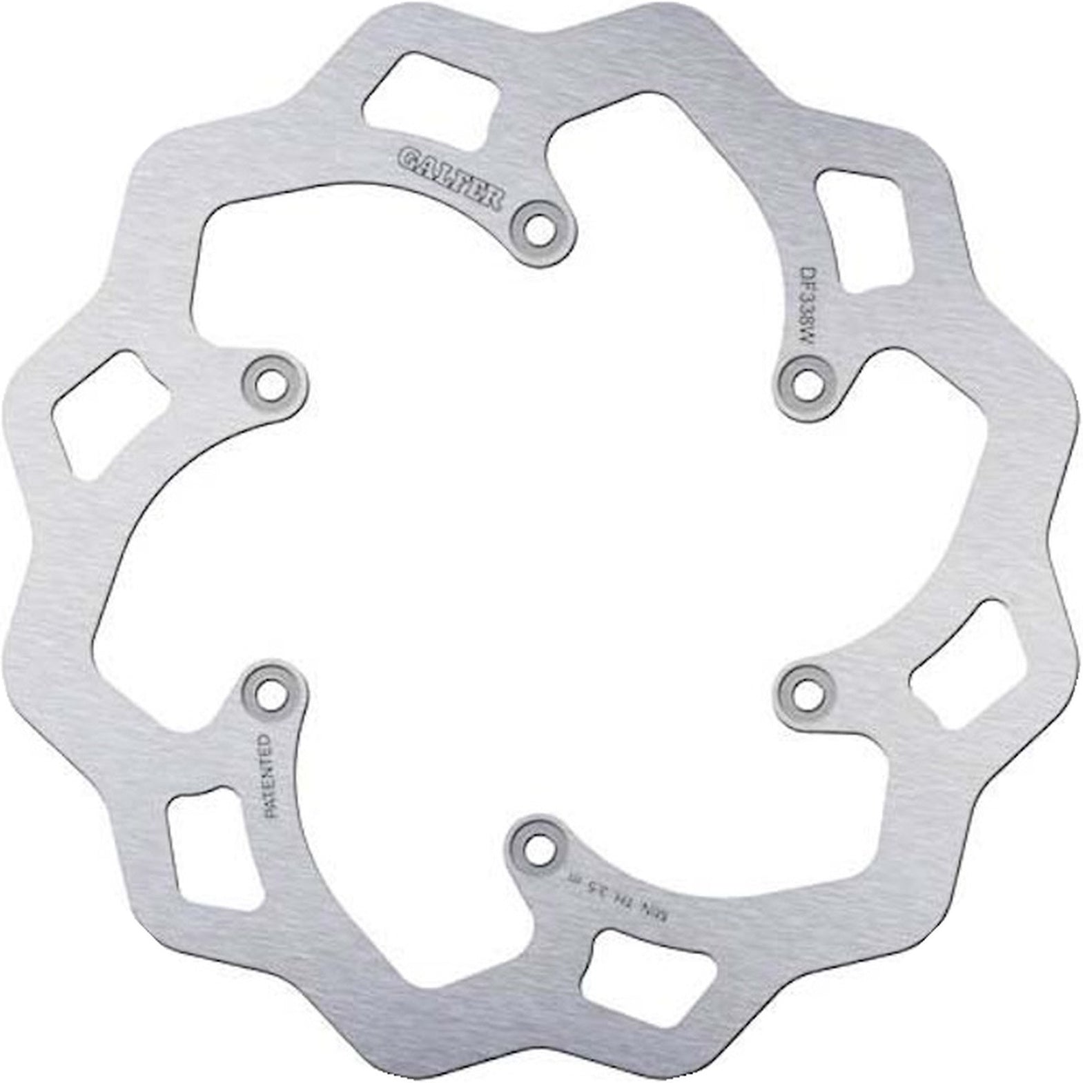 Front Fixed Wave Brake Disc - Galfer Compatible With Cannondale E 440 (2001)