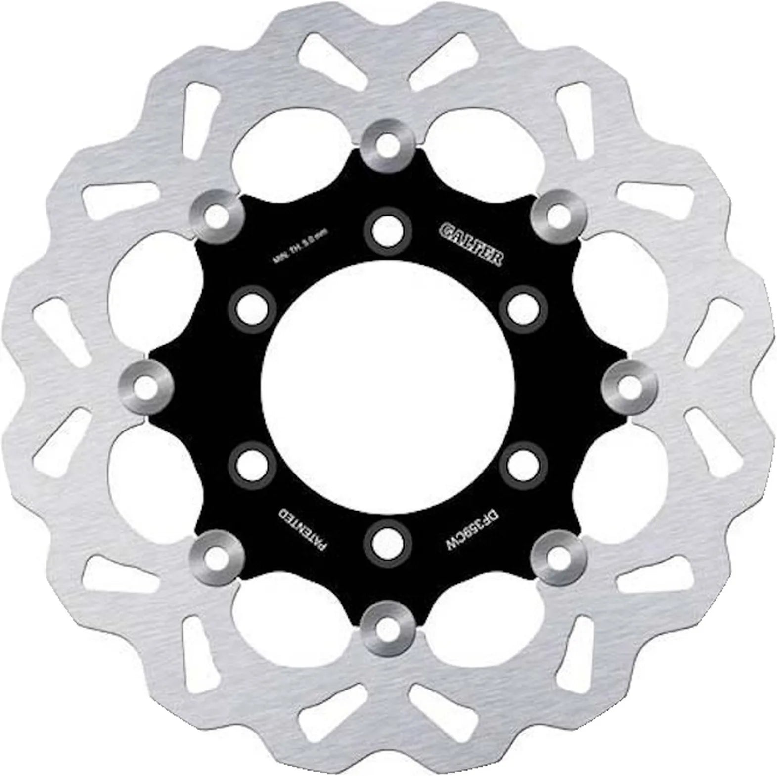Rear Floating Wave Brake Disc - Galfer Compatible With Suzuki Vzr 1800 Intruder (2008)