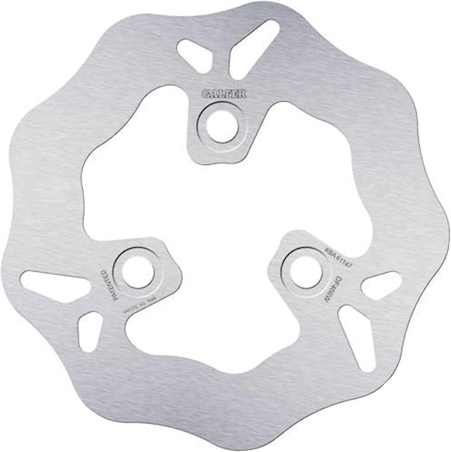 Front Fixed Wave Brake Disc - Galfer Compatible With Pgo Big Max 50 (1995)