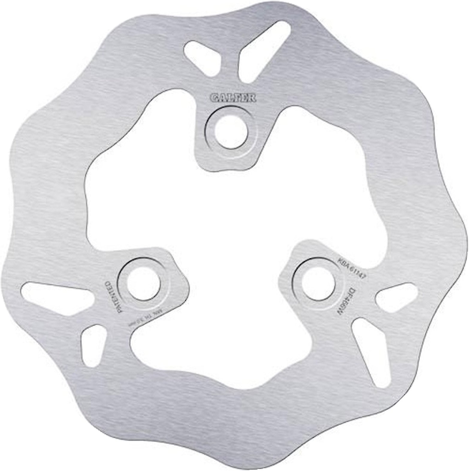 Front Fixed Wave Brake Disc - Galfer Compatible With Garelli 50 Big Wheels (1994)