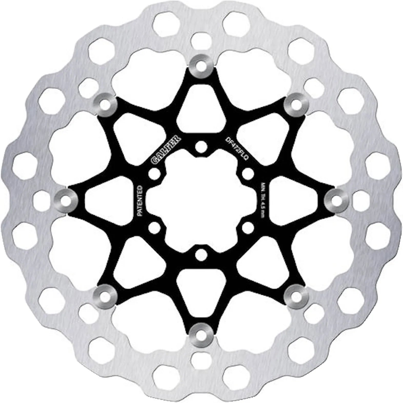Front Floating Cubic Brake Disc - Galfer Compatible With Victory King Pin 1500 (2008)