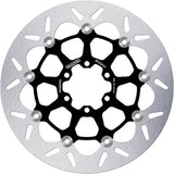 Rear Floating Round Brake Disc - Galfer Compatible With Indian Motorcycle Chief Dark Horse 1890 (2021)
