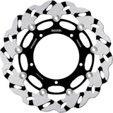 Front Floating Grooved Wave Brake Disc - Galfer Compatible With Yamaha Yzf-R1 1000 (2006)