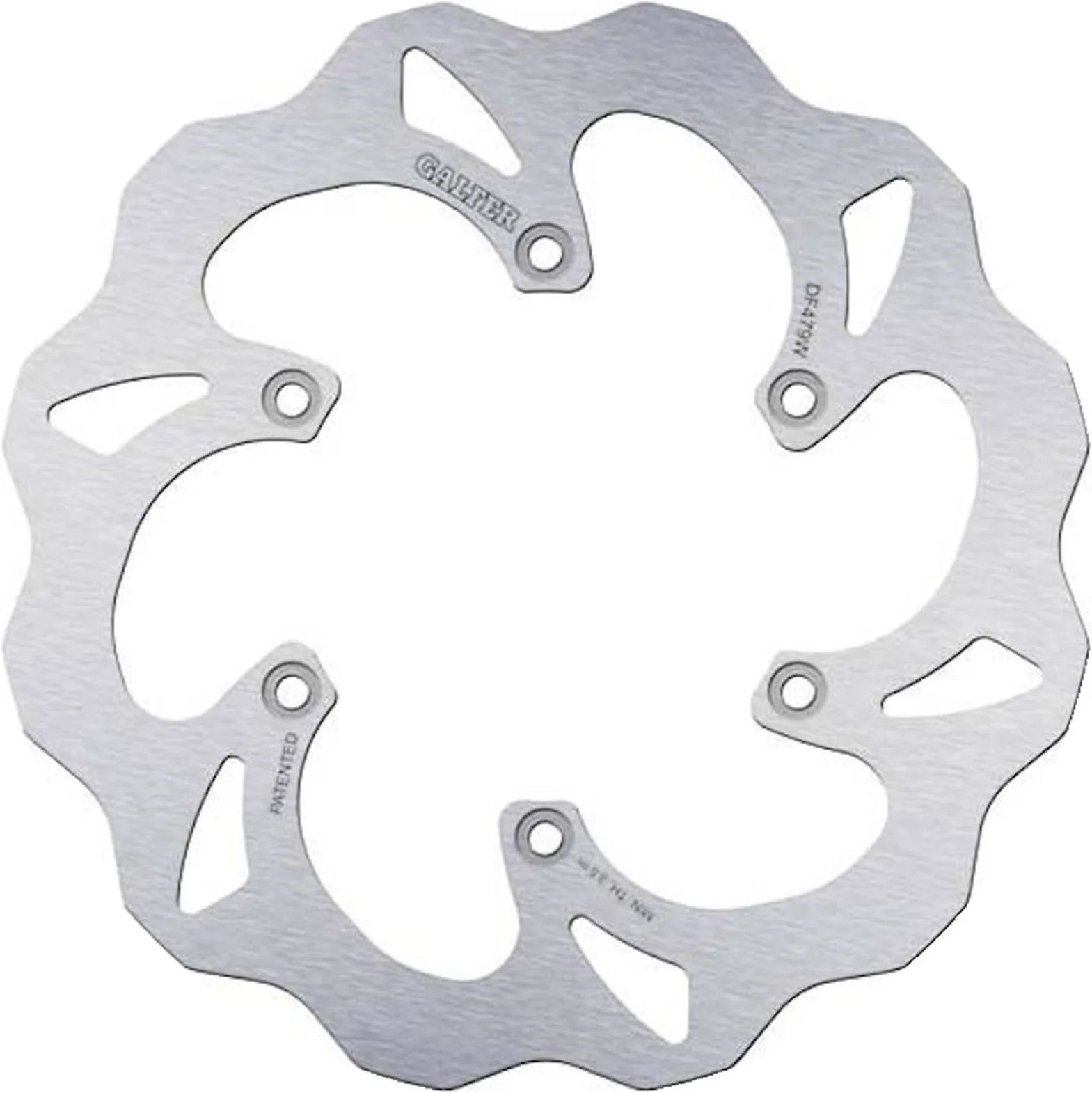 Rear Fixed Wave Brake Disc - Galfer Compatible With Rieju Mrx 250 (2006)