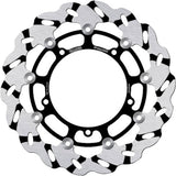 Front Floating Grooved Wave Brake Disc - Galfer Compatible With Yamaha Fz-6 S Fazer (2004-2006)