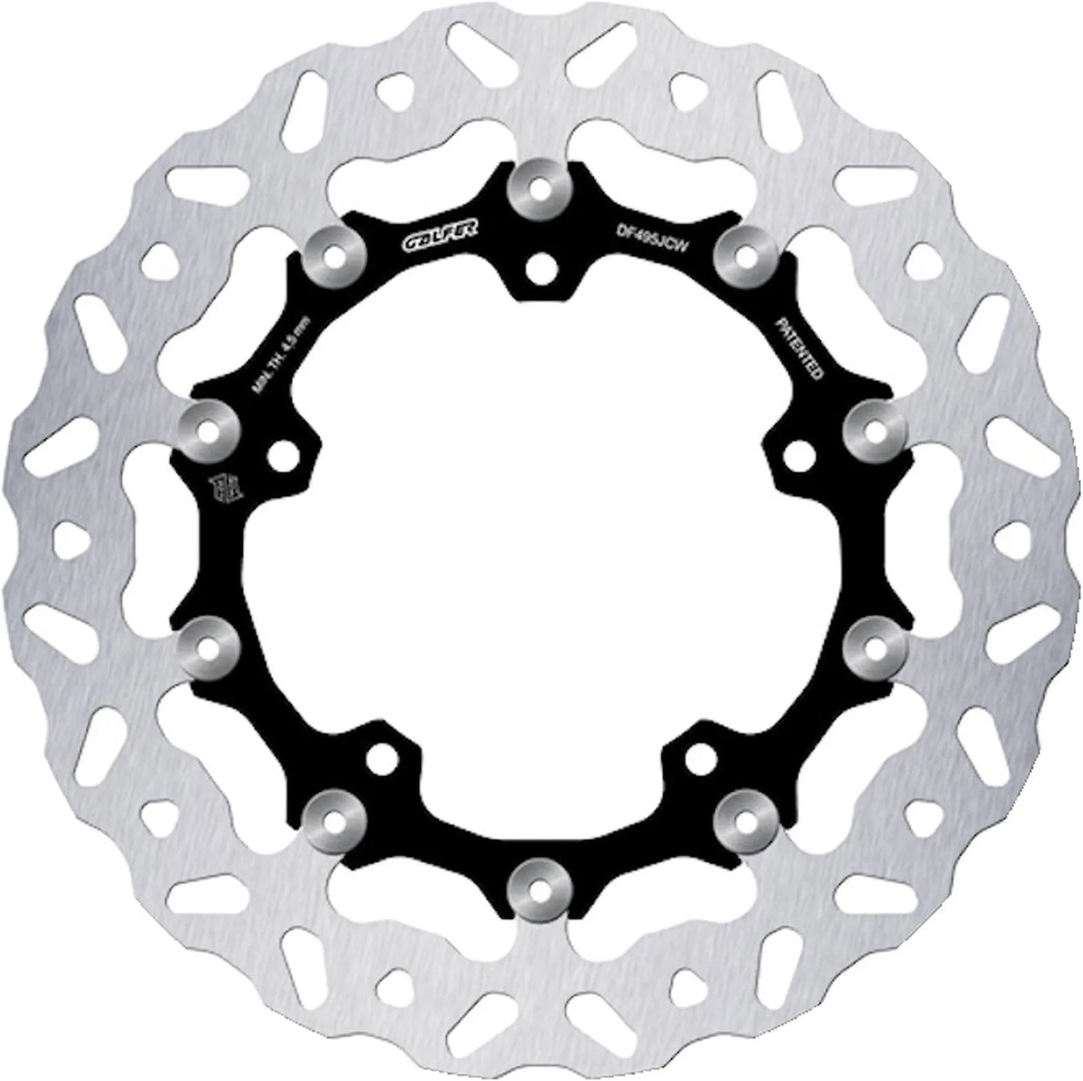 Front Floatech Wave Brake Disc - Galfer Compatible With Yamaha Fz-6 S Fazer (2004-2006)