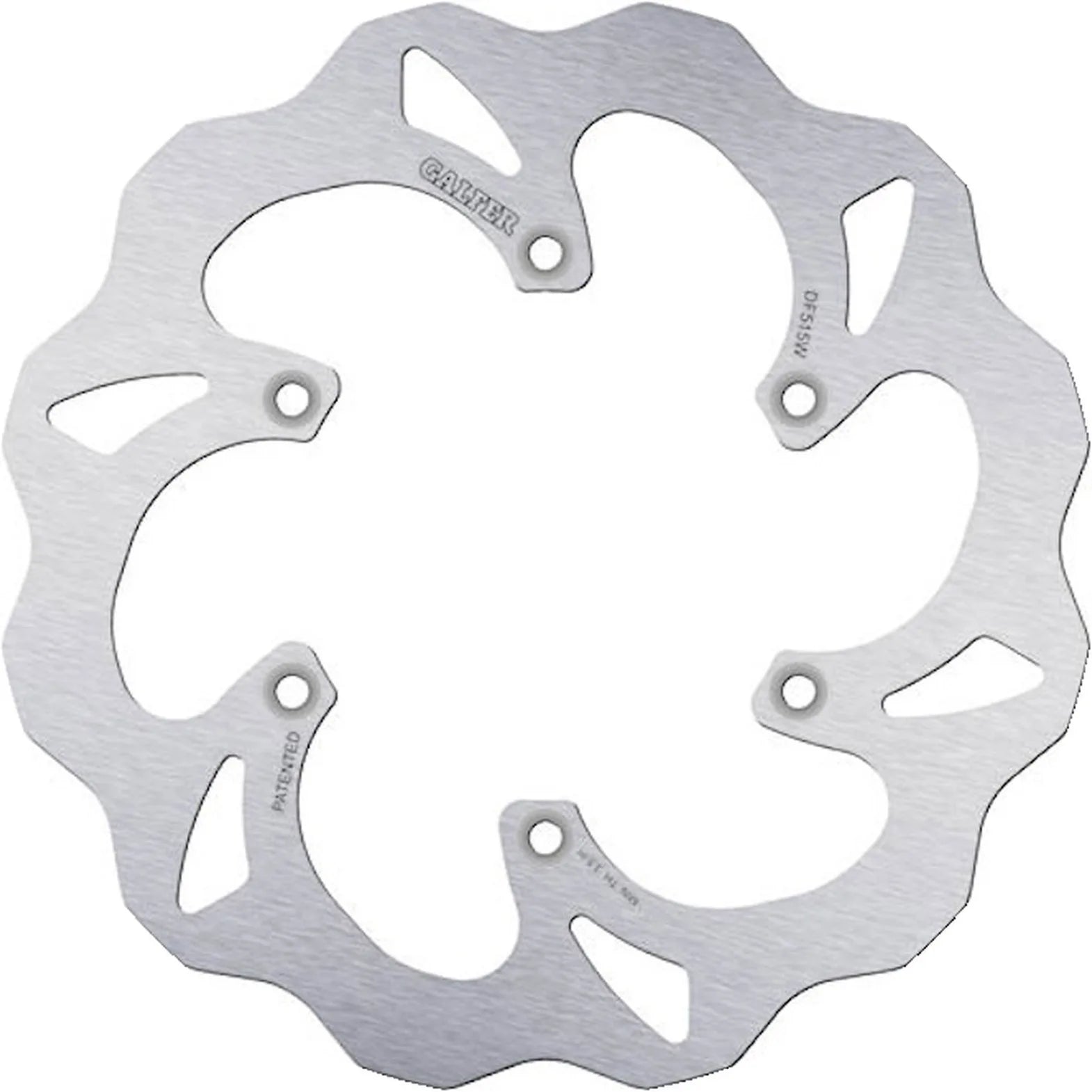 Rear Fixed Wave Brake Disc - Galfer Compatible With Fantic Motor Xef 125 2T Black (2024)