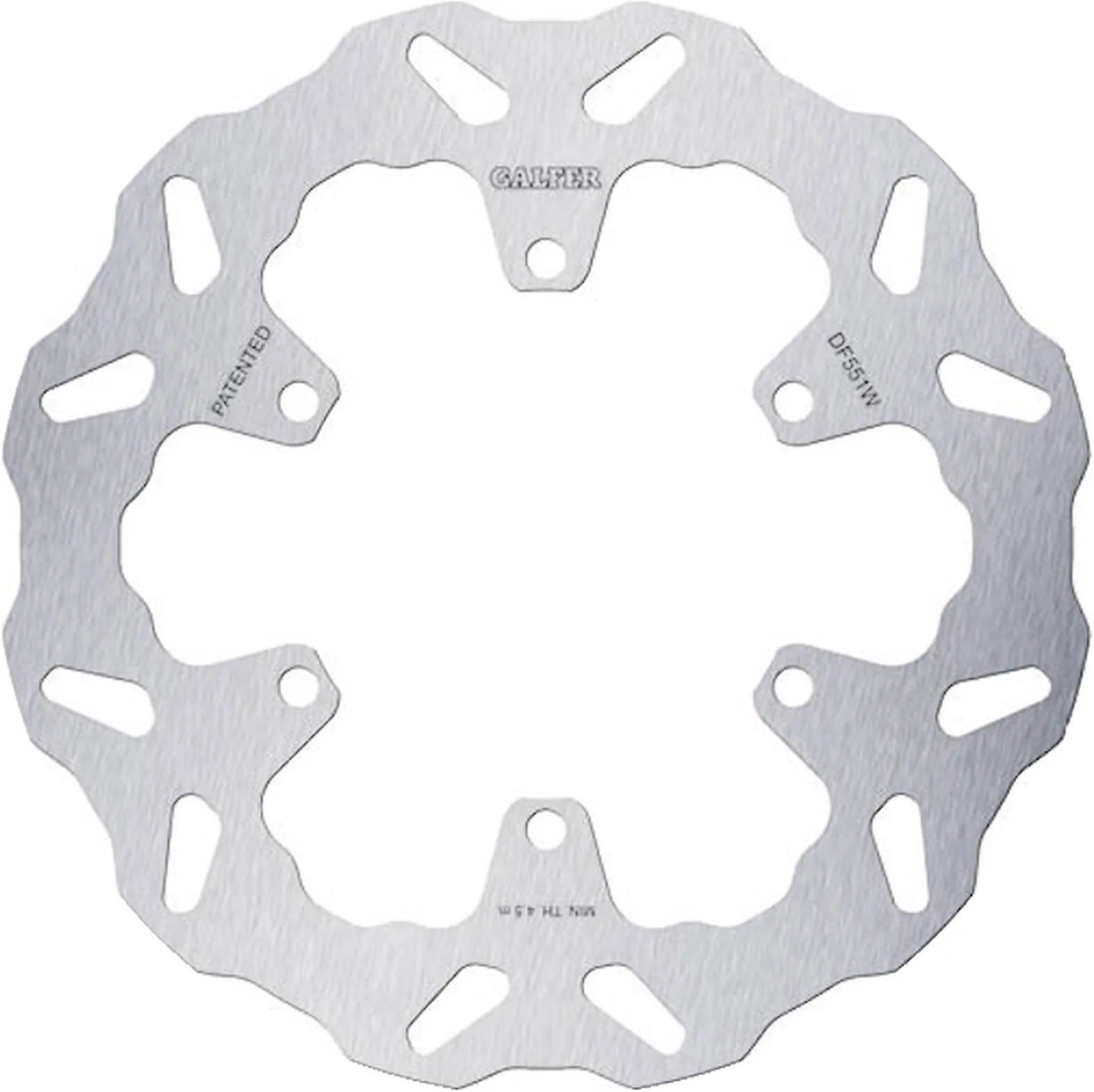 Rear Fixed Wave Brake Disc - Galfer Compatible With Royal Enfield Interceptor Int 650 (2018)