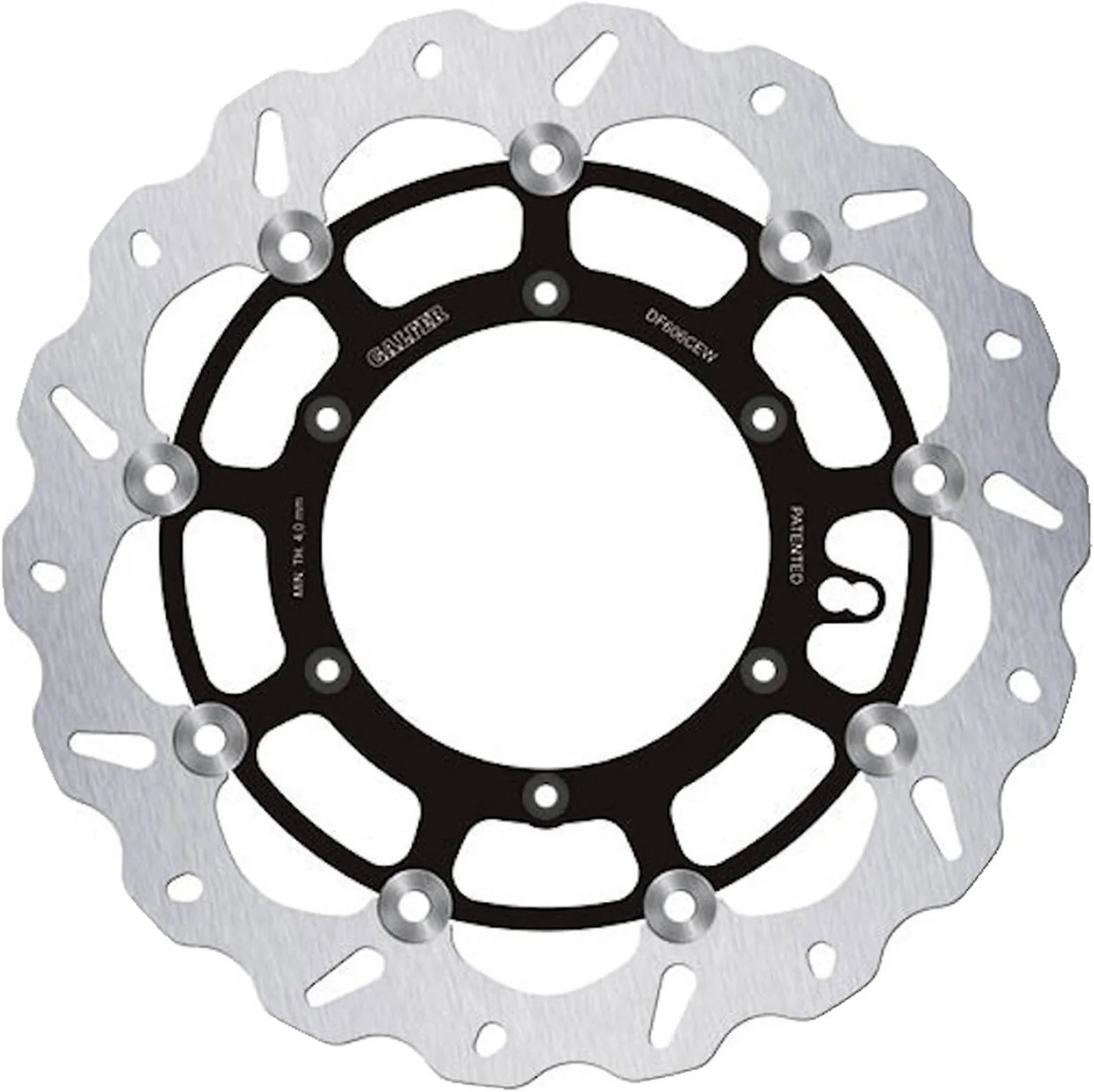 Front Floating Wave Brake Disc - Galfer Compatible With Husaberg 390 Fe (2010)