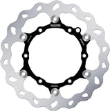 Front Floating Oversized Wave Brake Disc - Galfer Compatible With Husqvarna 450 Fc (2014)