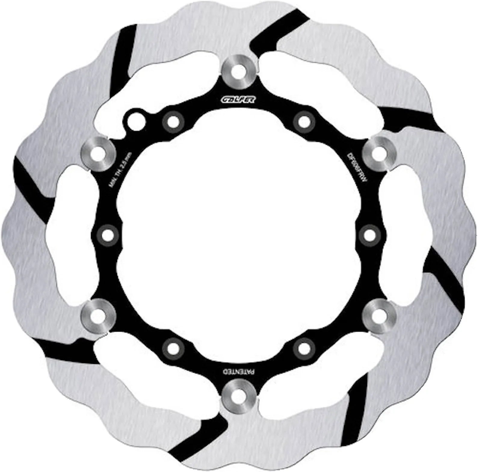 Front Floating Grooved Wave Brake Disc - Galfer Compatible With Husaberg 250 Te (2011)