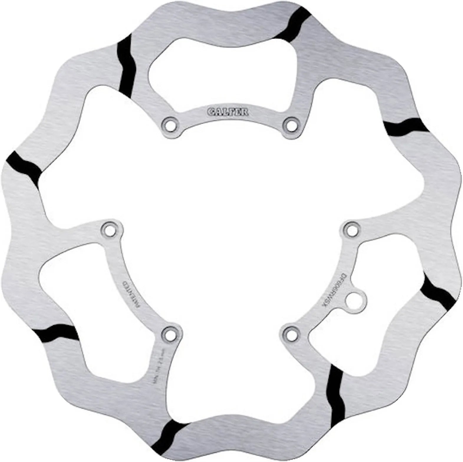 Front Fixed Oversized Grooved Wave Brake Disc - Galfer Compatible With Husaberg 300 Te (2011)