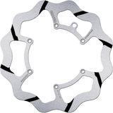 Front Fixed Oversized Grooved Wave Brake Disc - Galfer Compatible With Husaberg 125 Te (2011)
