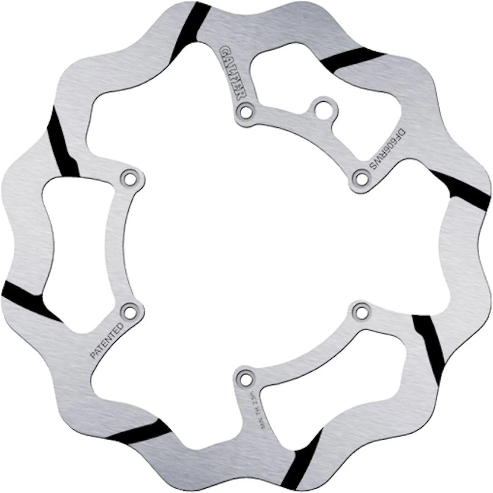 Front Fixed Oversized Grooved Wave Brake Disc - Galfer Compatible With Husaberg 350 Fe (2013)