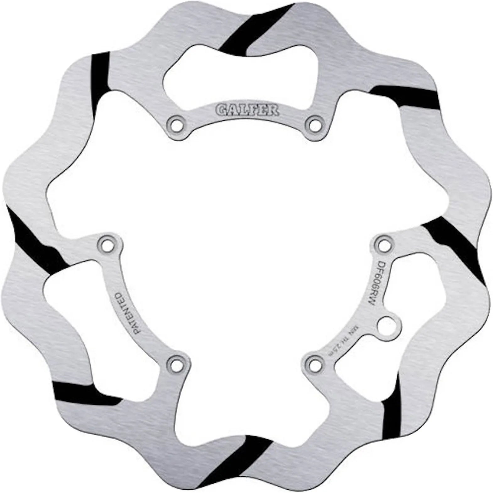 Front Fixed Grooved Wave Brake Disc - Galfer Compatible With Husaberg 250 Te (2011)