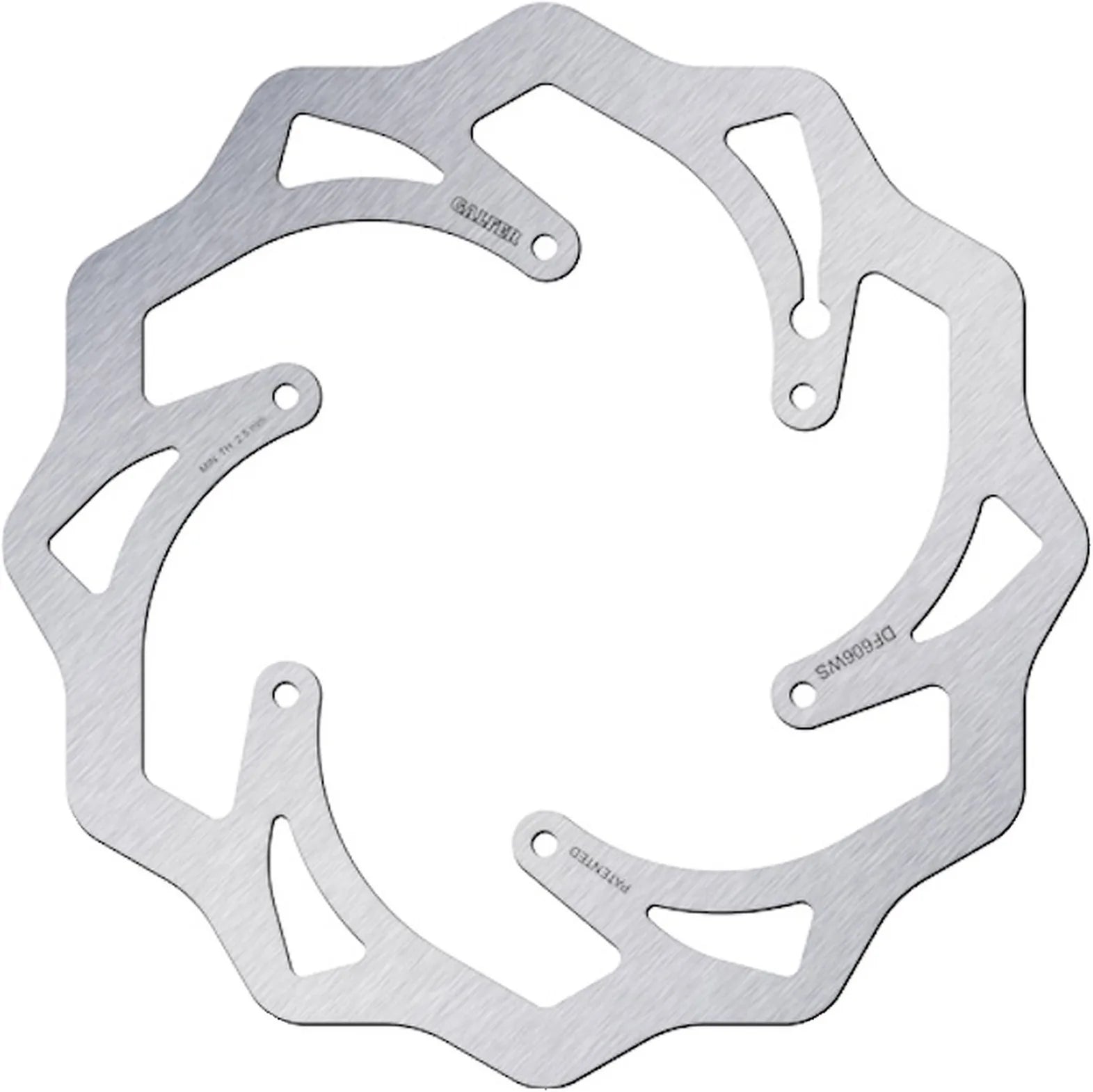 Front Fixed Oversized Wave Brake Disc - Galfer Compatible With Husaberg 250 Te (2011)