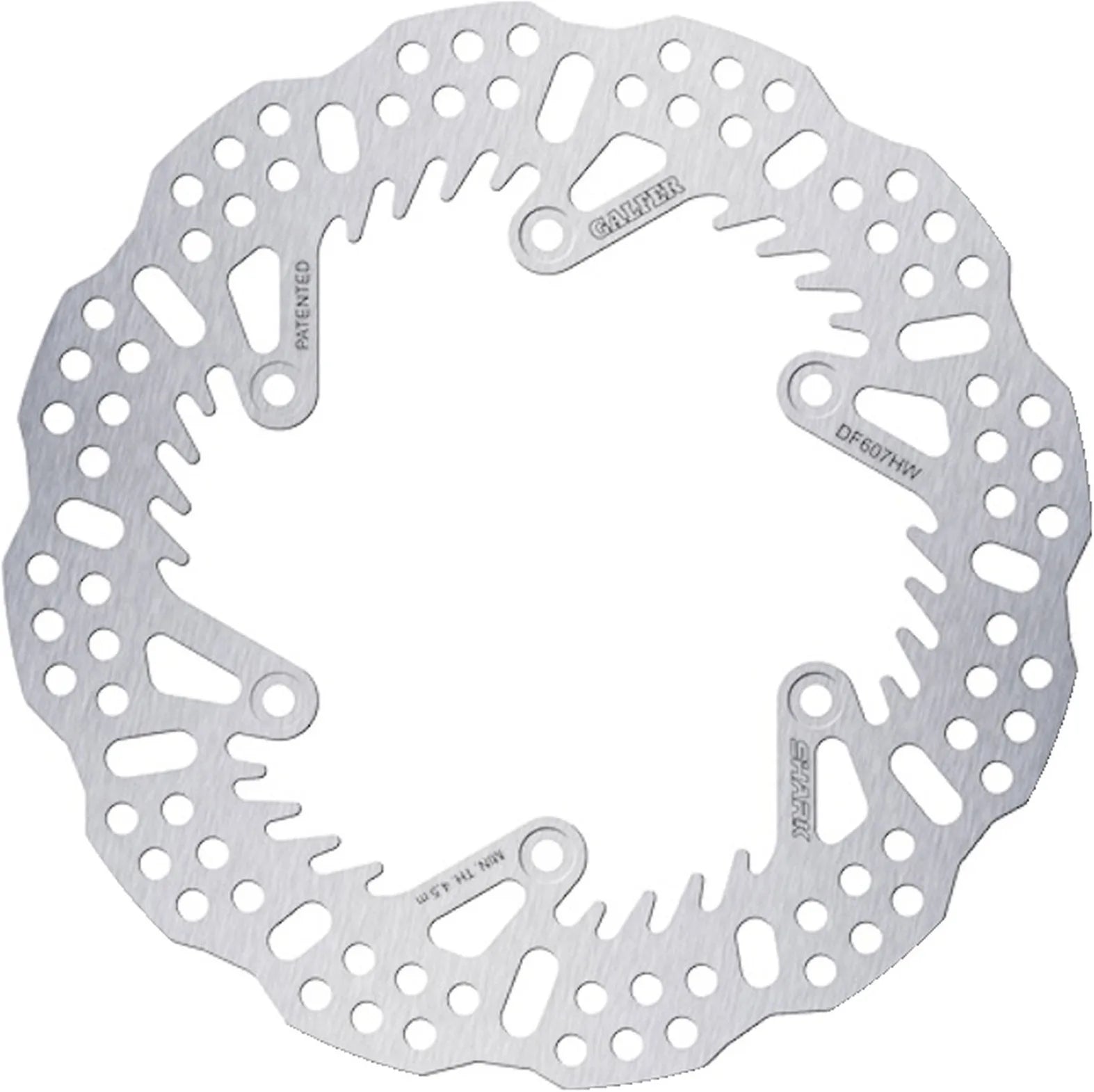 Rear Fixed Shark Brake Disc - Galfer Compatible With Ktm 125 Mx (1992-1995)