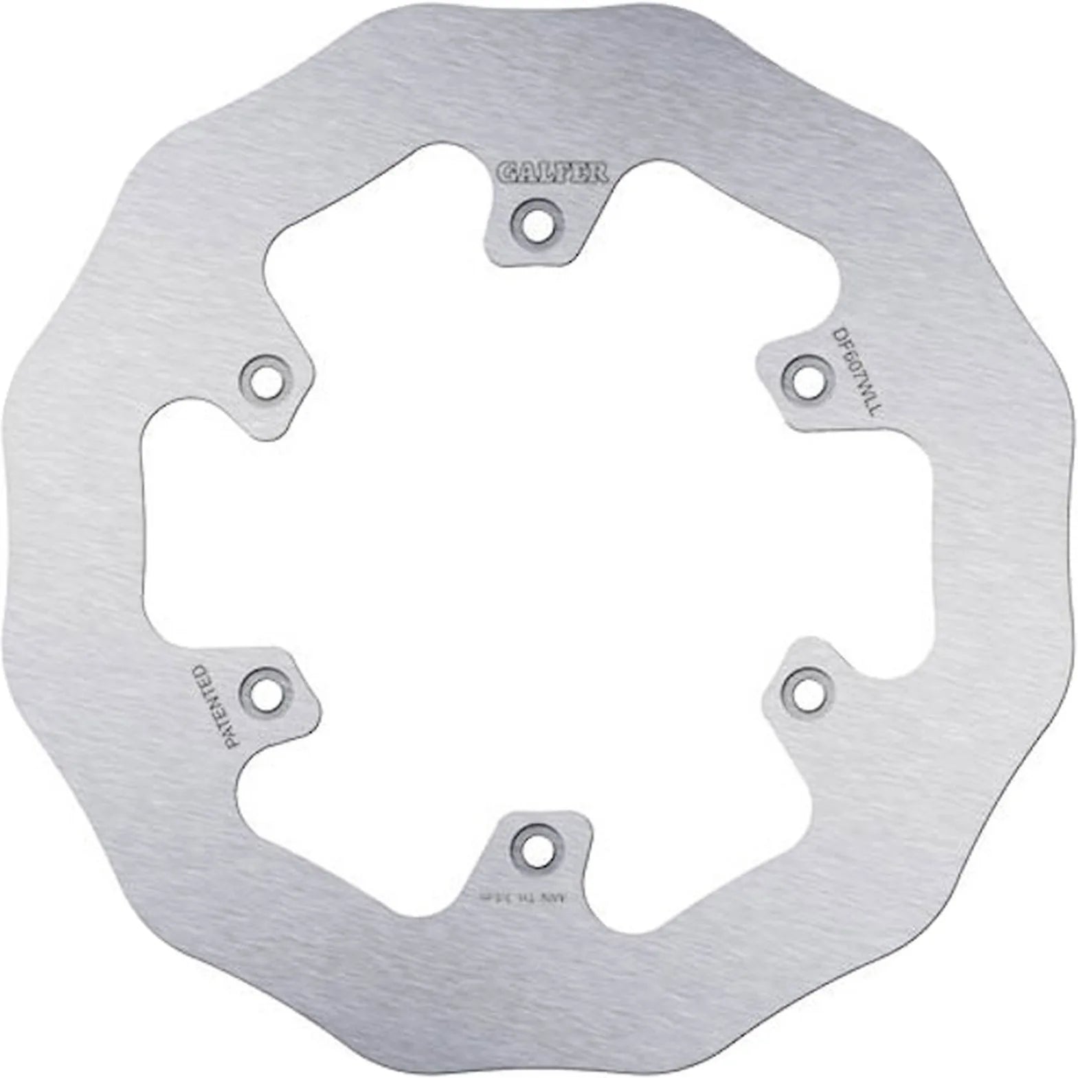 Rear Fixed Wave Brake Disc - Galfer Compatible With Ktm 125 Mx (1988)