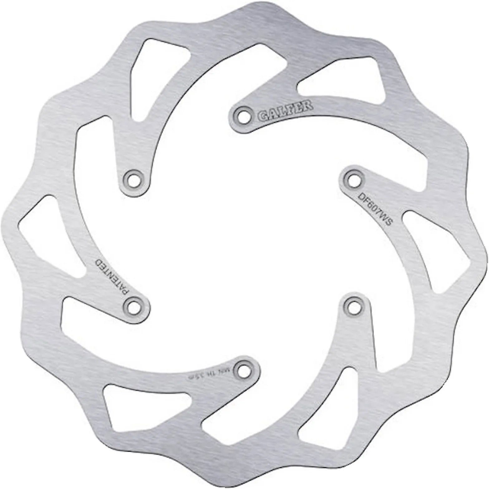 Rear Fixed Oversized Wave Brake Disc - Galfer Compatible With Ktm 125 Enduro (1988-1991)