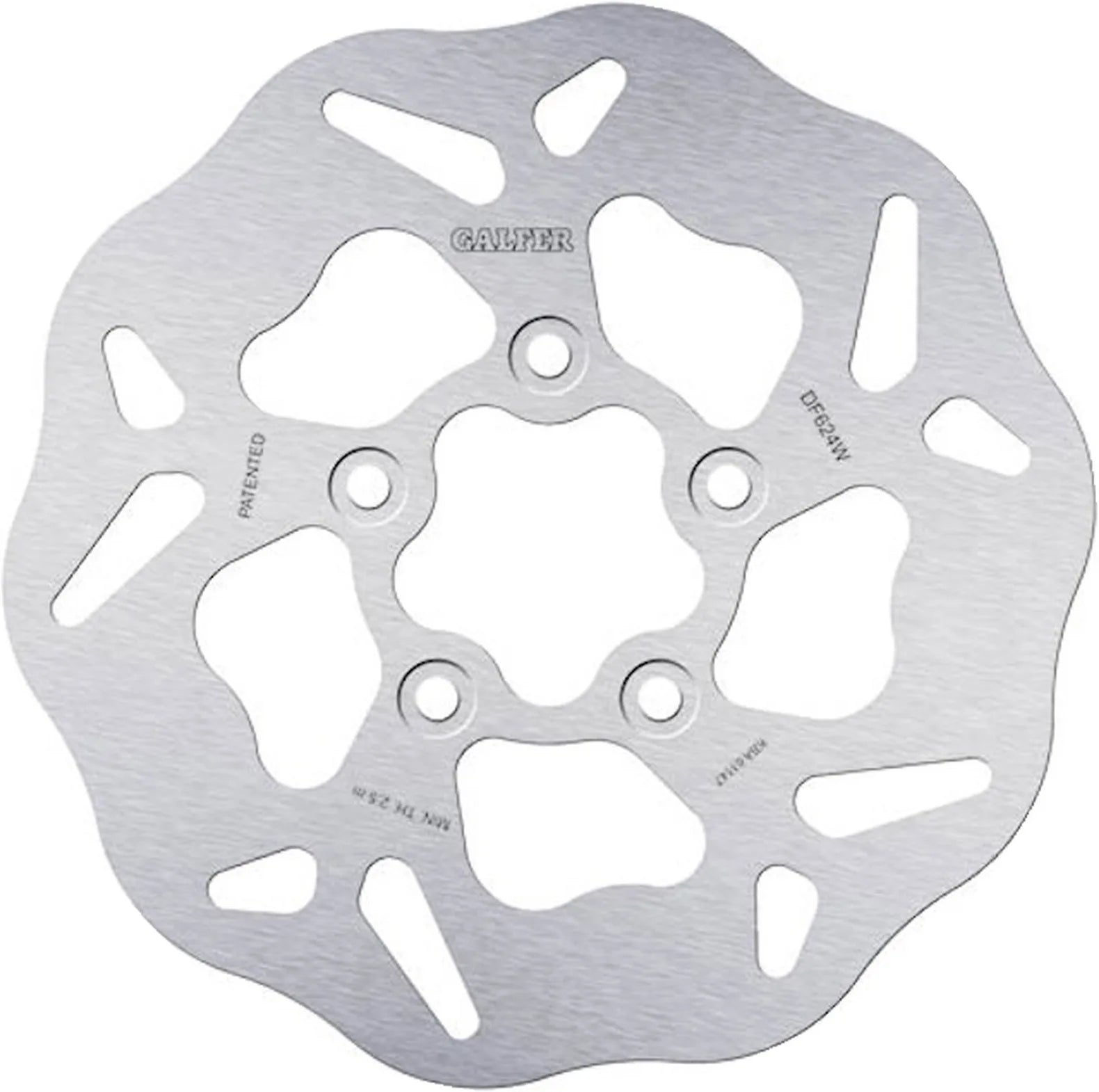 Front Fixed Wave Brake Disc - Galfer Compatible With Italjet Dragster 180