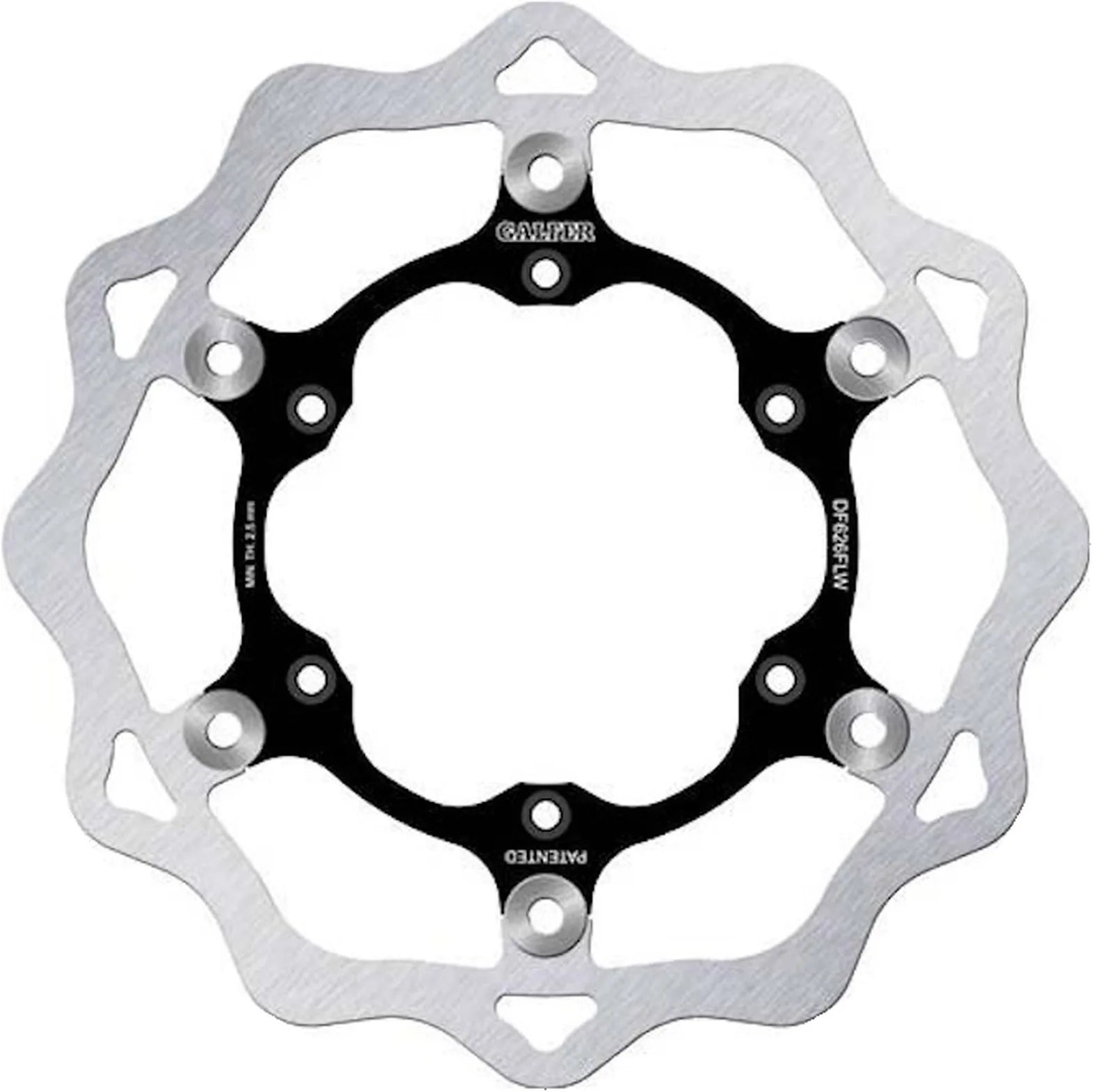 Front Floating Wave Brake Disc - Galfer Compatible With Husaberg 350 Fc (1995-1999)