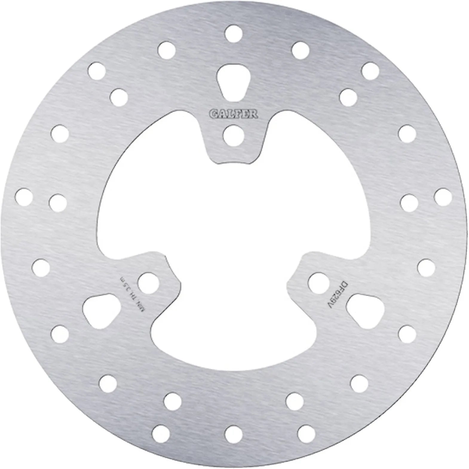 Front Fixed Round Brake Disc - Galfer Compatible With Beta Tempo 50 (1994)